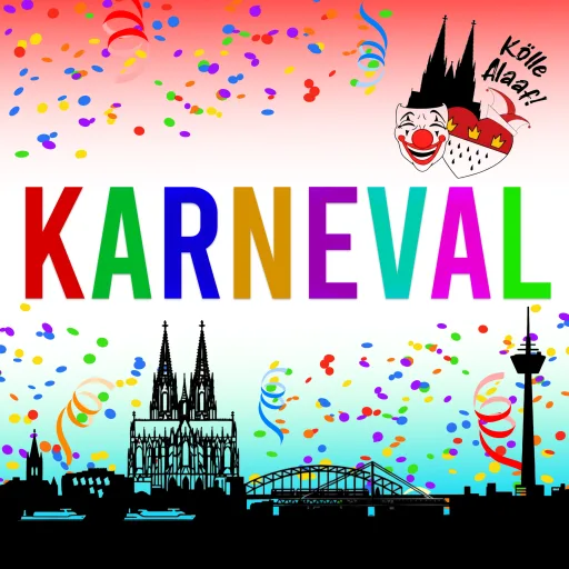 * KARNEVAL || Fasching, Fastnacht, Alaaf, Helau, Jeck, Jeckenparty, Karnevalsparty, Schunkeln, Stimmungsmusik, Feierlaune, Gute-Laune-Hits, Mitsinghits, Kölsche Hits, Karnevalshits, Rosenmontag, Weiberfastnacht, Straßenkarneval, Kostümparty, Narrensession